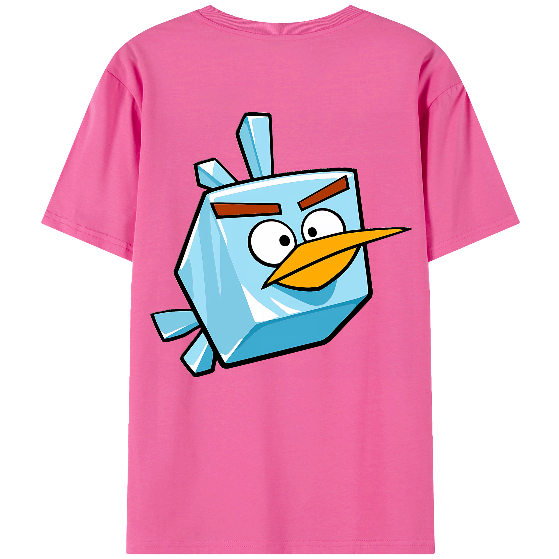 （画像用） Angry Birds アングリーバード レディース半袖Tシャツ(バックプリント)